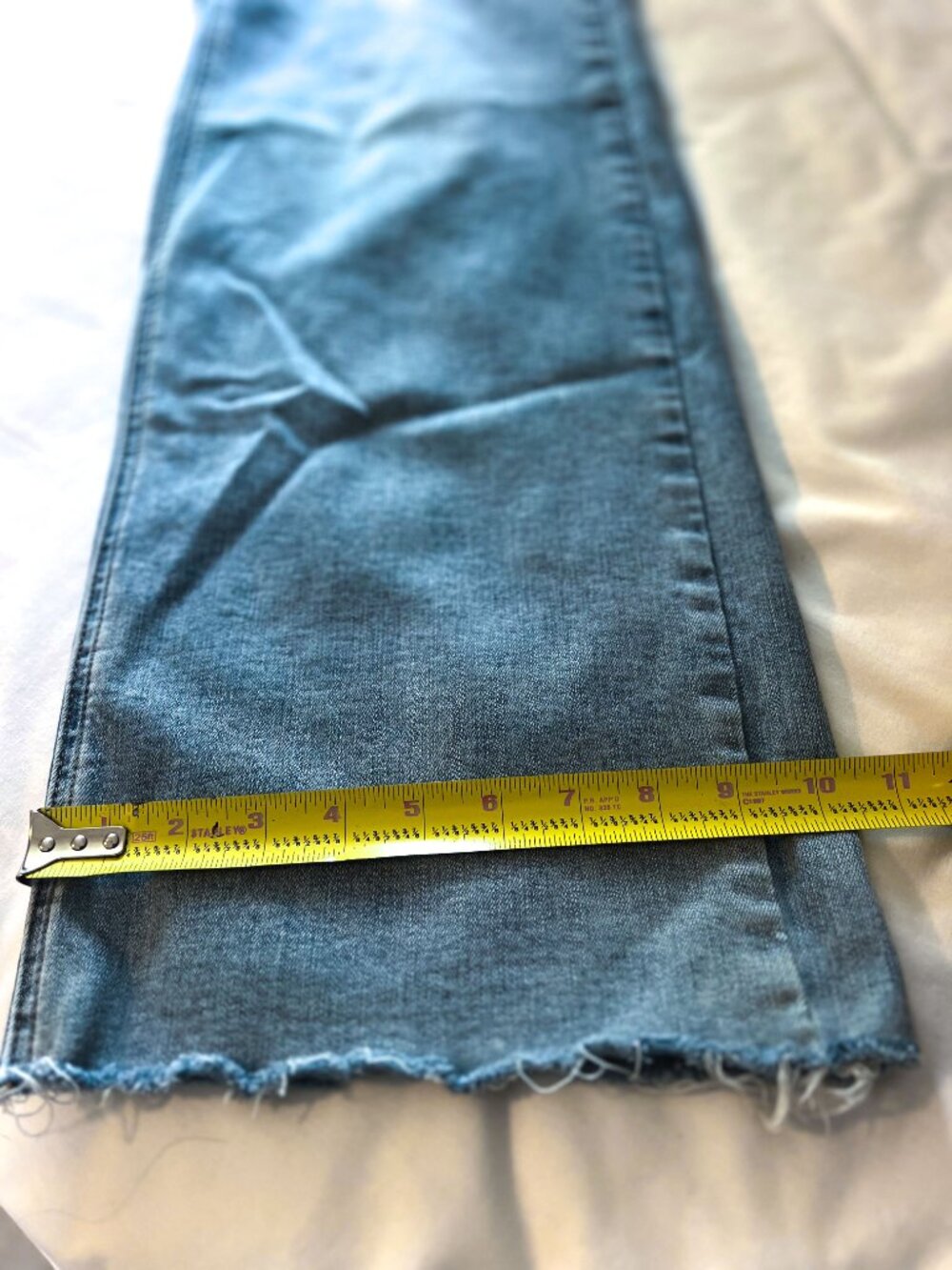 OAT New York Light Wash High Rise Wide Leg Jean for Women - Size 28 Boho - Picture 9 of 11